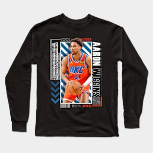 Aaron Wiggins Paper Poster Version 10 Long Sleeve T-Shirt